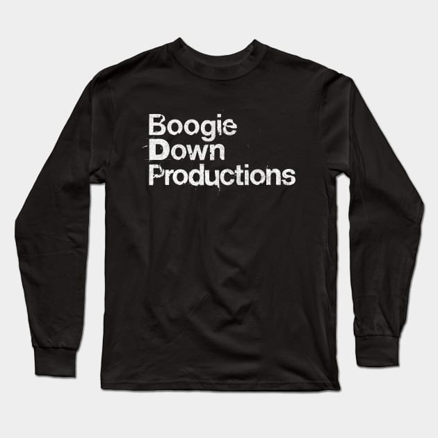 Boogie Down Productions / Classic 80s Hip Hop Long Sleeve T-Shirt by DankFutura